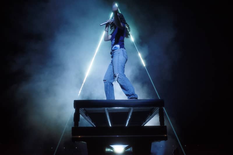 Lorde performs at Auckland's Spark Arena, February 2026.