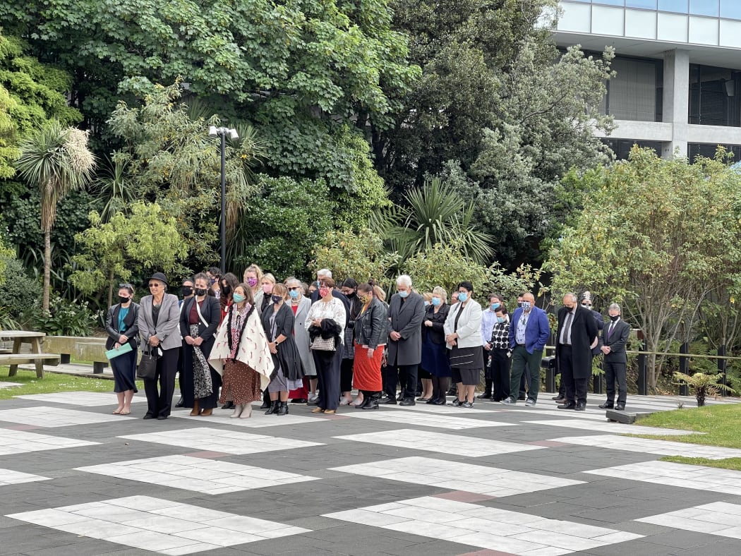 New Children’s Commissioner Judge Frances Eivers was welcomed into the role with a pōwhiri at Wellington’s Pipitea Marae.