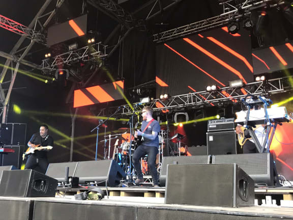L.A.B perform on the main stage at Northern Bass
