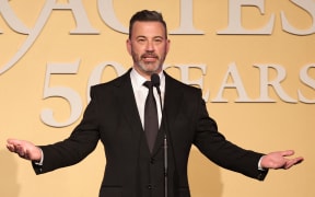 Jimmy Kimmel speaks onstage at an event in May.