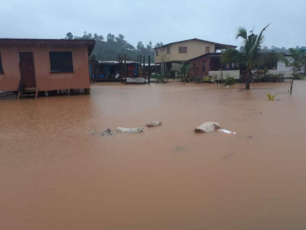 Homes along River Road in Narere.