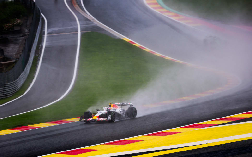 Liam Lawson during the Belgium Grand Prix, 2025.