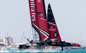 Emirates Team New Zealand racing in Bermuda