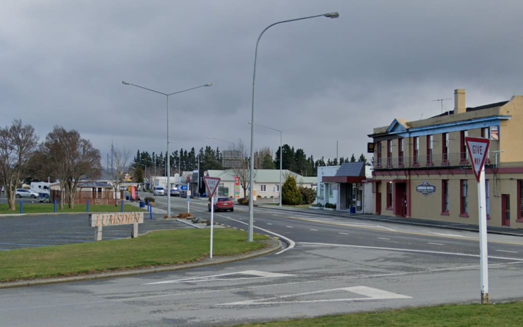 Lumsden, on a rare grey day.