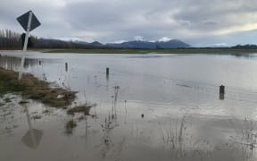 The view from Thompsons Track, near Ashburton, towards Mount Hutt at the weekend.