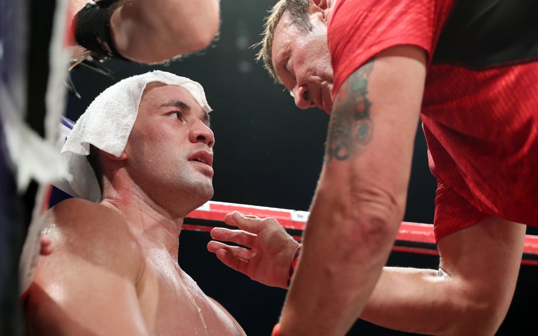 Joseph Parker with trainer Kevin Barry