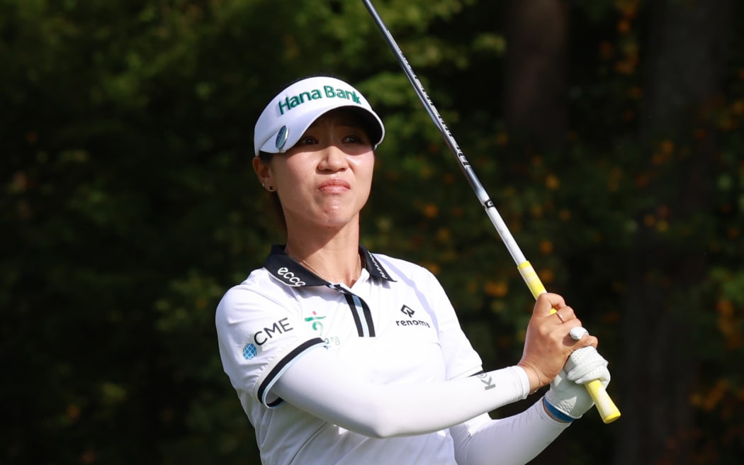 CINCINNATI, OH - SEPTEMBER 20: LPGA golfer Lydia Ko at the Kroger Queen City Championship presented by P&G on September 20, 2024, at TPC River’s Bend in Cincinnati, Ohio. (Photo by Brian Spurlock/Icon Sportswire)