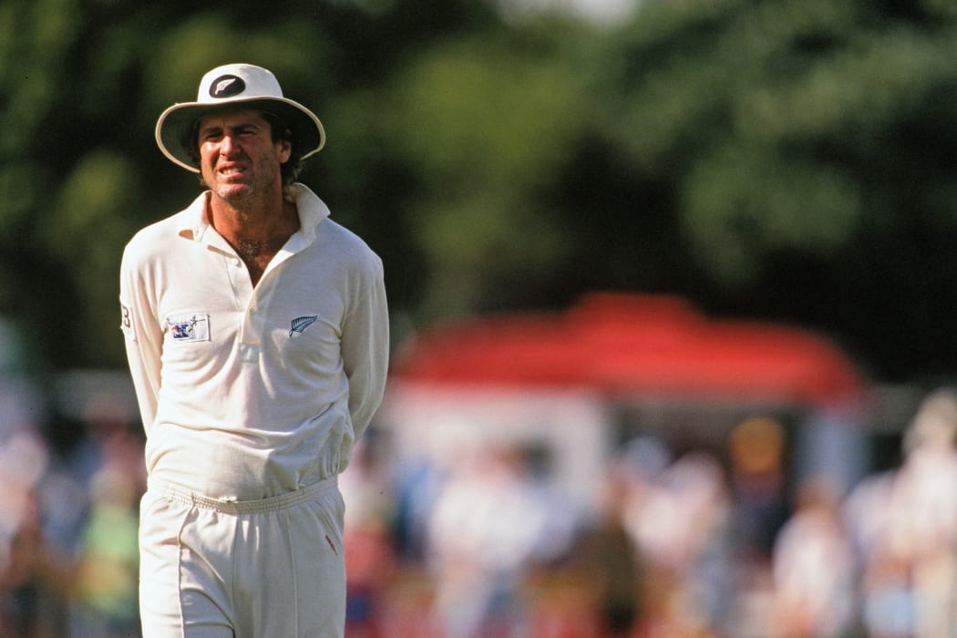John Wright playing for New Zealand in 1992.