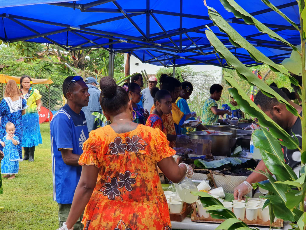 People gather in Mele for Chief Day