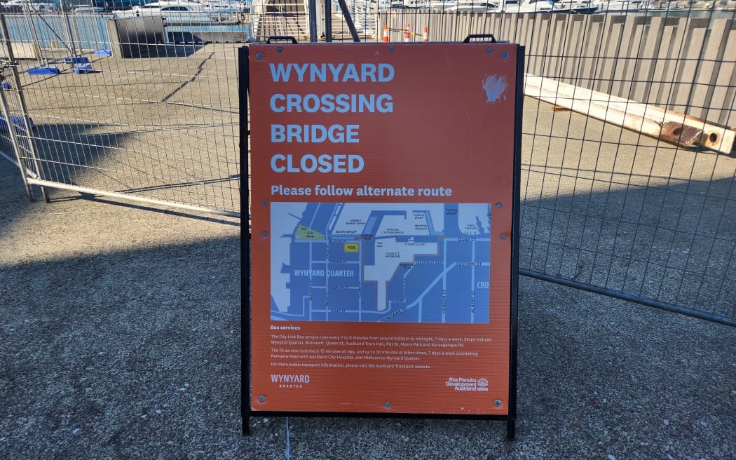 The Wynyard Crossing Bridge has been out of commission since March.
