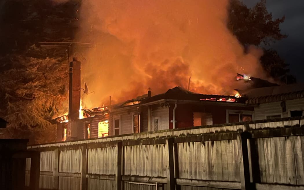 Fire at a home in Upper Hutt