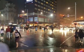 Rain hits Auckland - Cyclone Debbie remnants