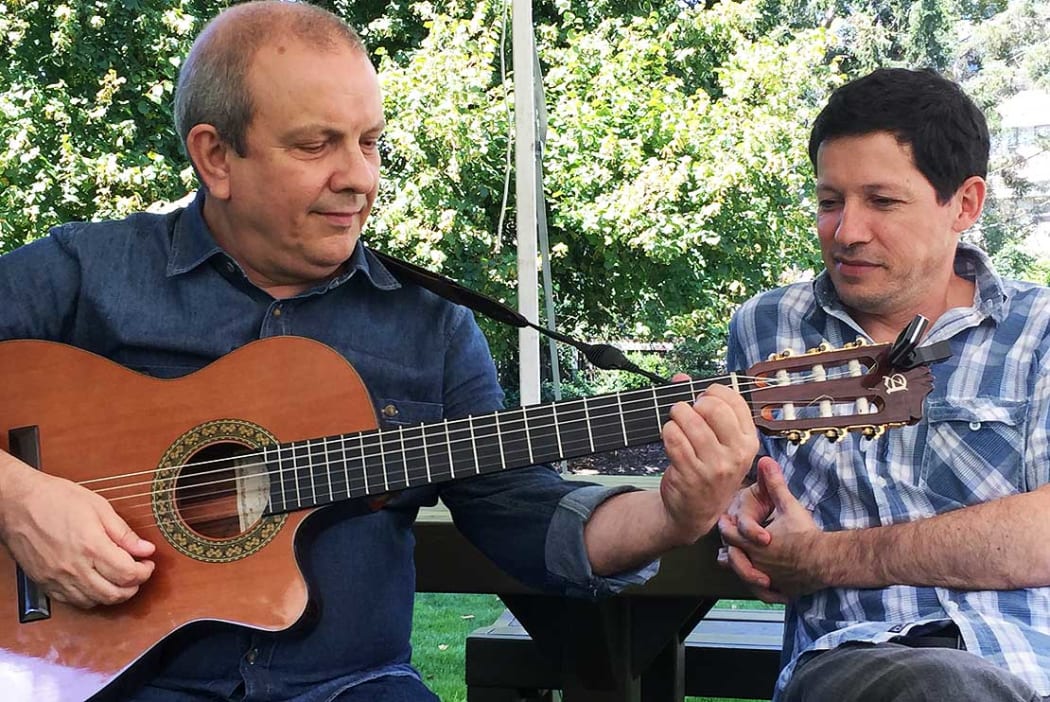 Romulo Castro and Dr Leonel Alvarado