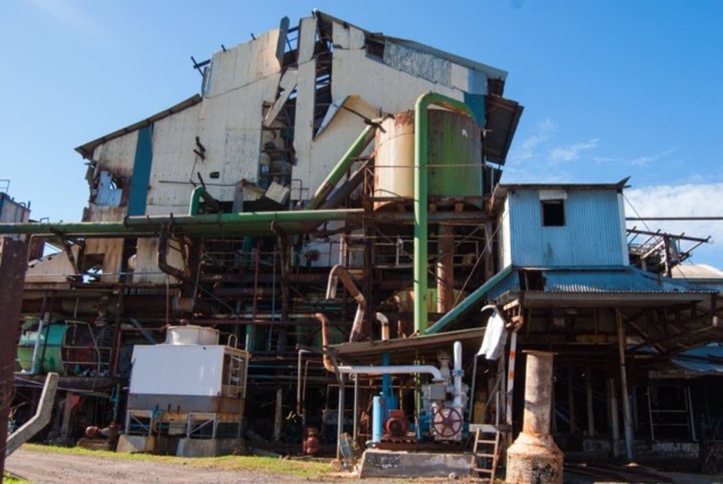 The damaged sugar mill at Rakiraki.