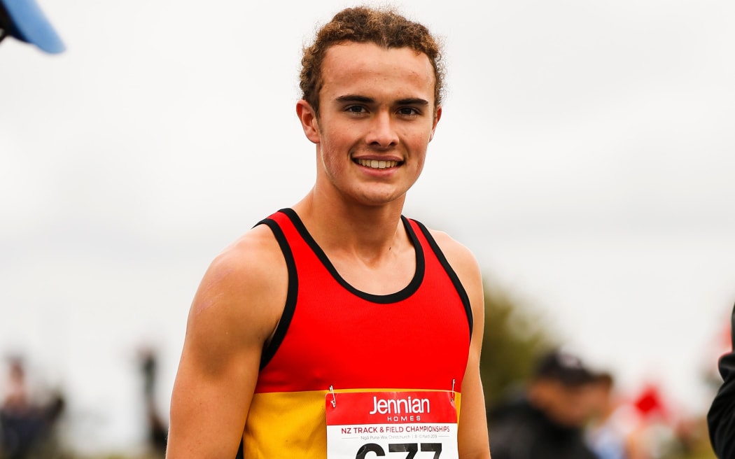 NZ middle distance runner Sam Tanner.