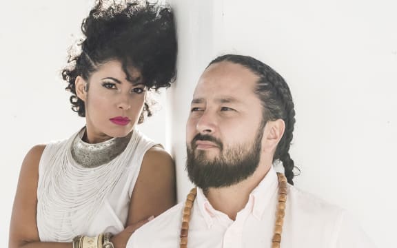 Latinaotearoa's vocalist Jennifer Zea and producer/DJ Bobby Brazuka.