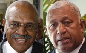 Sitiveni Rabuka and Frank Bainimarama.