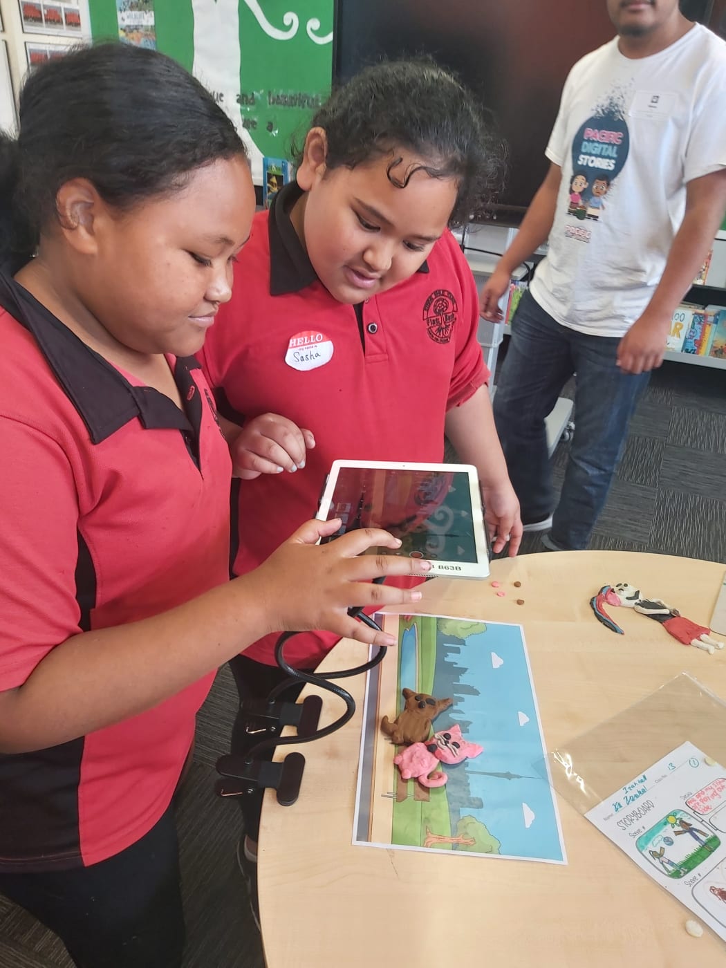 Flat Bush Primary School partaking in the Pacific Kids Learning program