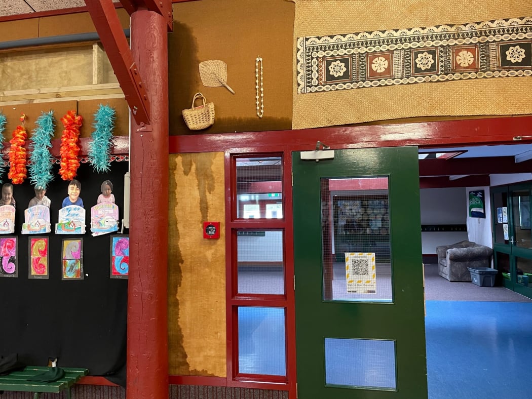 Water on the walls at Natone Park School.
