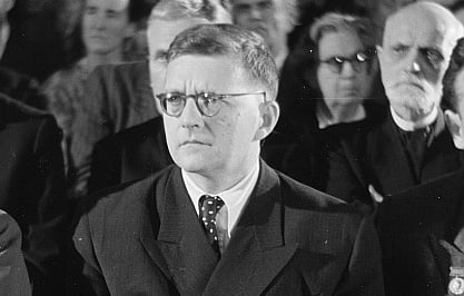 Dmitri Shostakovich in 1950
