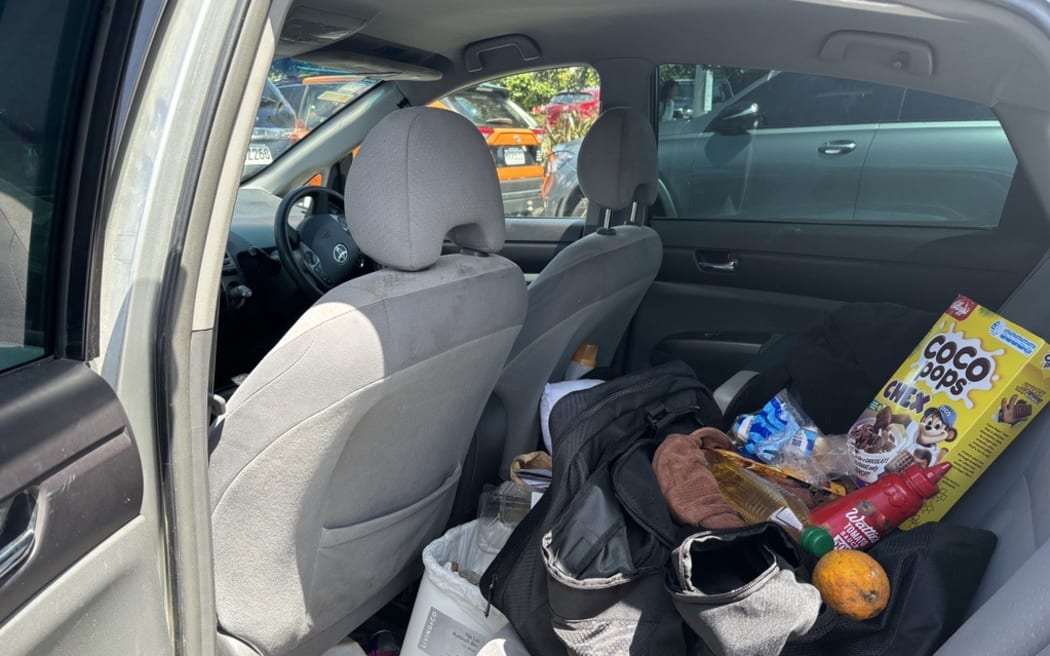 Sajay Singh has been living out of his car after leaving a boarding house paid for by Work and Income.