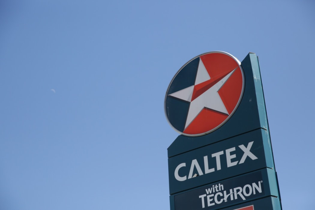 Caltex petrol station at Kaikōura.