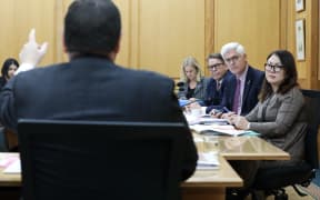 Grant Robertson addresses the Social Services Select Committee
