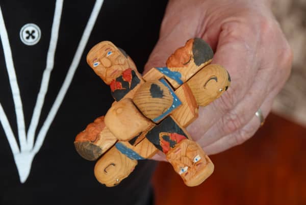 The Puzzle Museum includes puzzles from all over the world, including this one from Mongolia.