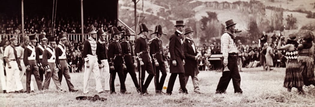 1940 centennial re-enactment, Christchurch