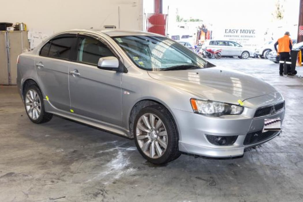 Police investigating the death of Siaosi Tulua are seeking sightings of this car, a silver 2007 Mitsubishi Galant.