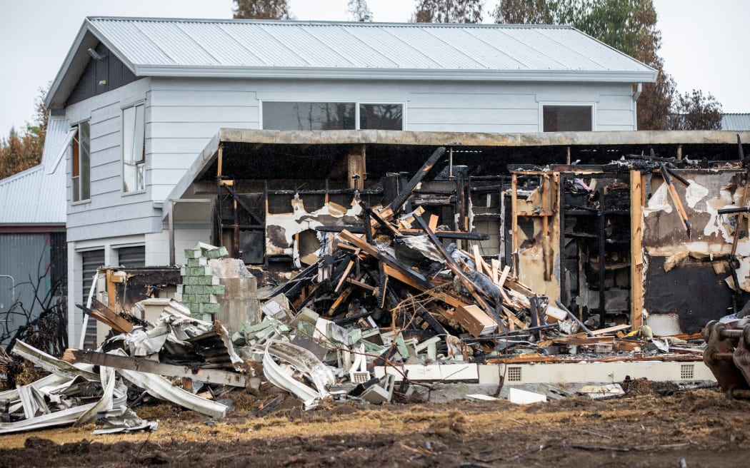 Loburn fire damage