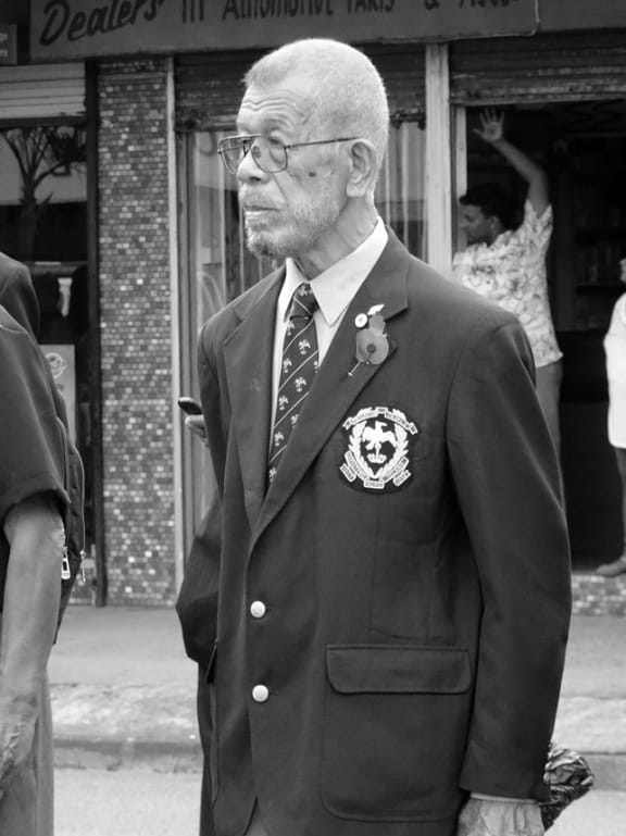 Paul Ah Poy at a commemoration ceremony in Suva in 2015. He is now the president of the Fiji Nuclear Veterans Association.