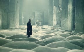 Movie still from Andrei Tarkovsky's 1979 film Stalker