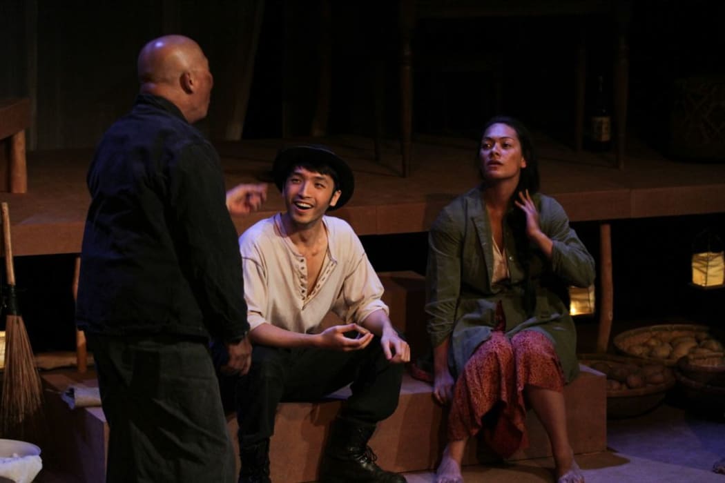 Choi (Charles Chan) jokes with Yee and Elsie