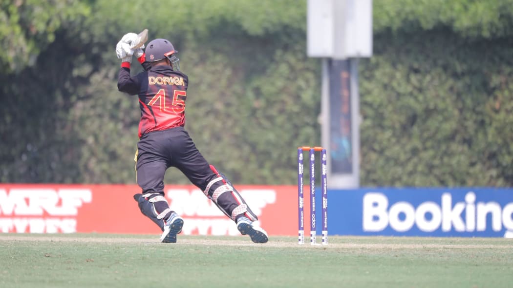 Wicketkeeper Kiplin Doriga topscored for PNG with 43 runs