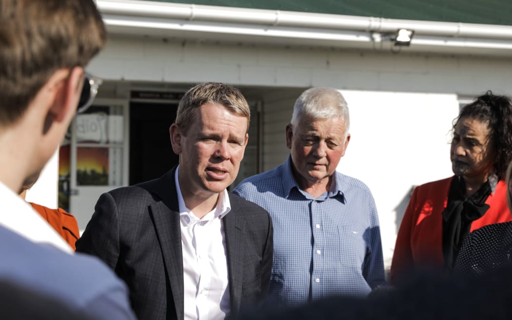Chris Hipkins meets Craig Little in Wairoa