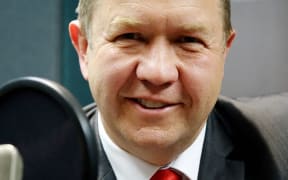 Labour leader David Cunliffe in Radio New Zealand's Auckland studio today.