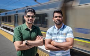 Navid Pour, left, and Baljeet Singh, right, are still owed wages after their employer, Metlink parts supplier Trovon, collapsed late last year.