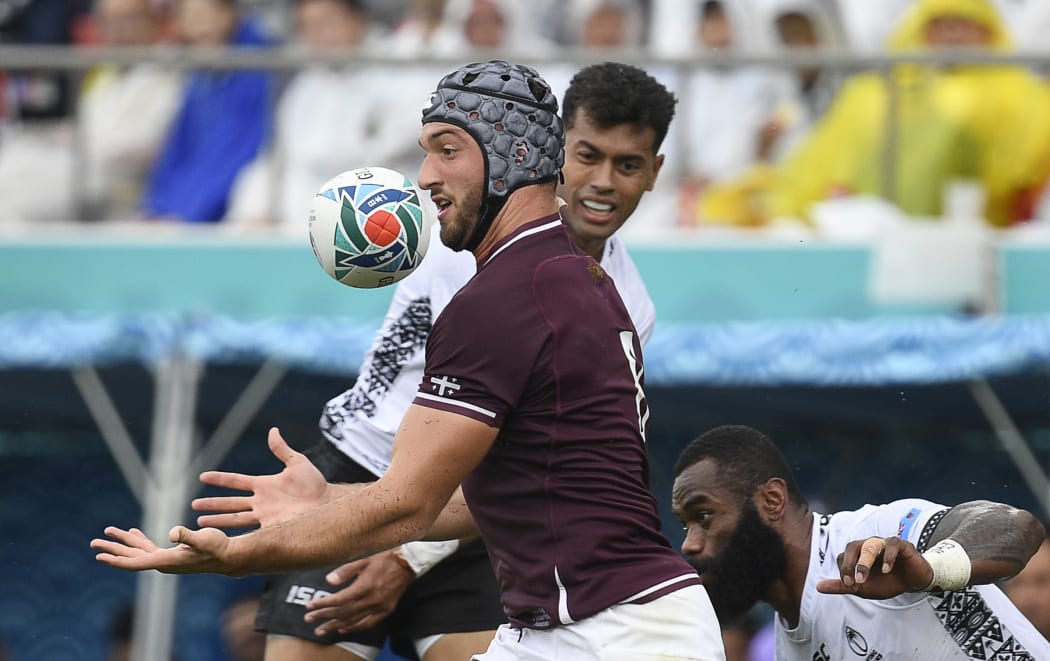 Georgia's number 8 Beka Gorgadze believes the referees let Fiji get away with too much.