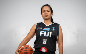 Captain of the Fiji women's basketball team, Kayla Mendez