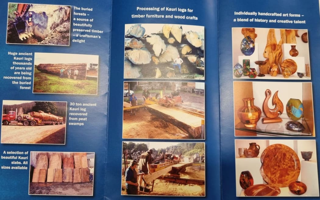 Nelson Parker's Kaihu Kauri pamphlet including bowls.