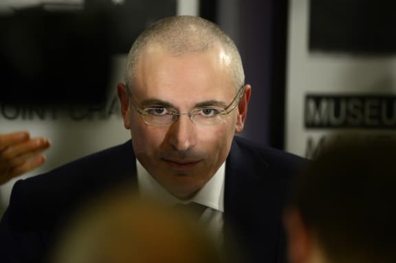 Mikhail Khodorkovsky held his news conference in Berlin.