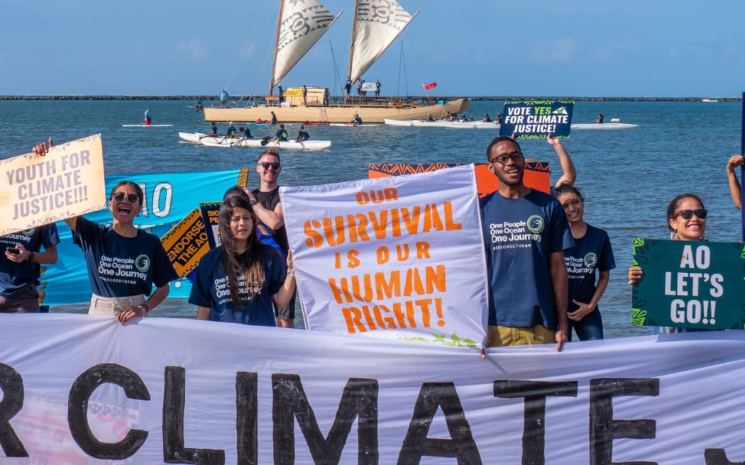 Suva flotilla in support of Vanuatu