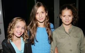 RFK grandchildren (L-R) Saoirse Kennedy Hill, Mariah Kennedy Cuomo and Cara Kennedy Cuomo in 2006 in New York City.