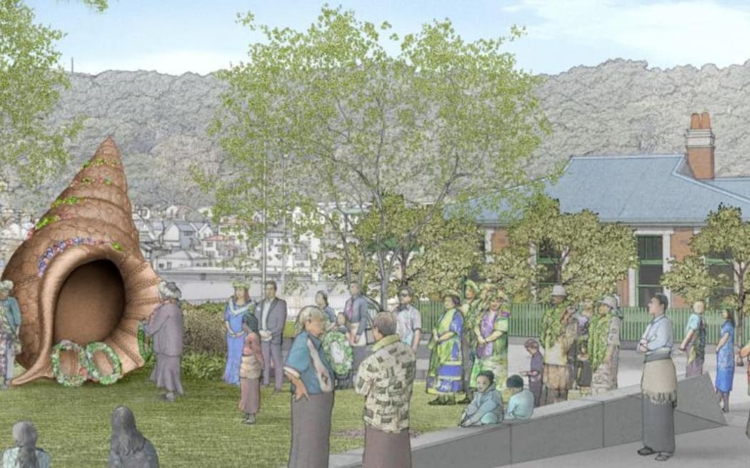 A concept drawing of Te Reo Hotunui o te Moana-nui-a-Kiwa