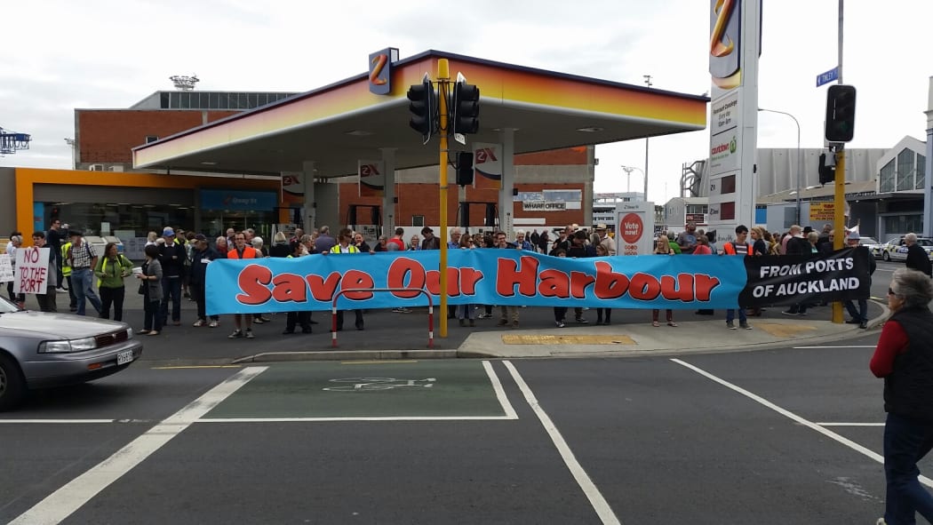 Stop Stealing Our Harbour protest organiser Michael Goldwater said the compromise deal was not good enough.