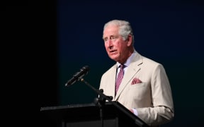 Prince Charles speaking to Cashmere High School students on 22 November 2019.