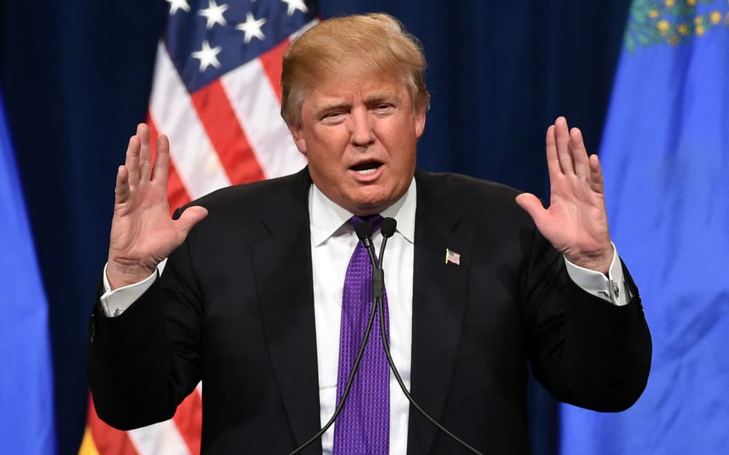 Donald Trump in Las Vegas, Nevada.