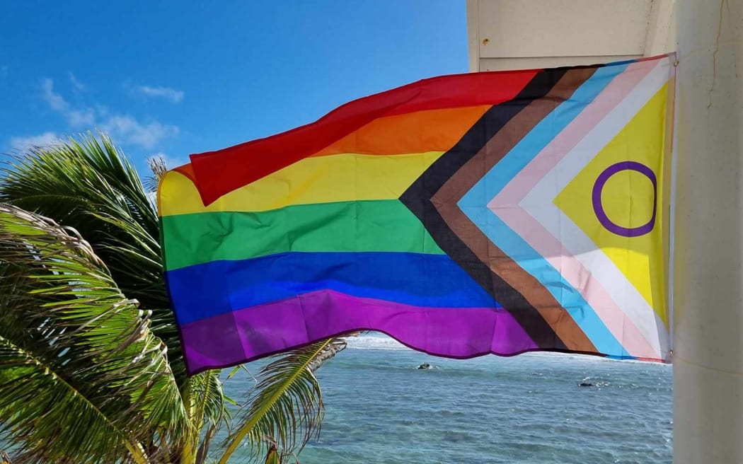 The Pride flag was seen flying at homes, businesses and organizations all around Rarotonga during Anuanua Week.