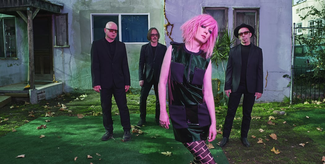 Garbage (L-to-R: Steve Marker, Butch Vig, Shirley Manson, Duke Erikson)